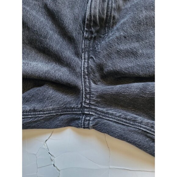 American Eagle Black Skater Jeans Distressed Size 8 Regular Straight Leg Casual - Picture 5 of 8